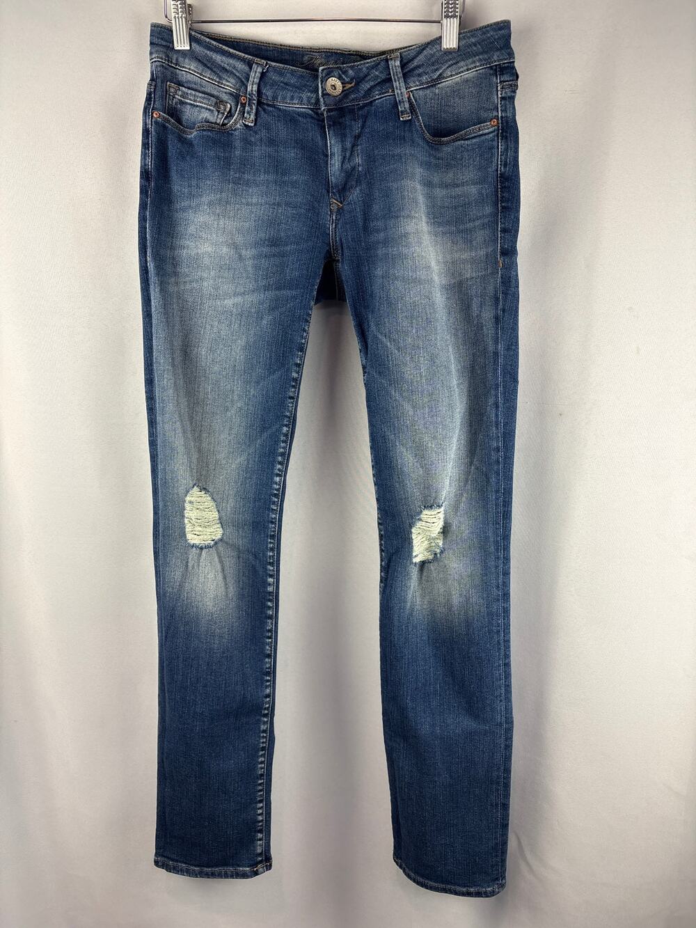 Women’s Mavi Size 27/32 Medium Wash Blue Skinny Jeans